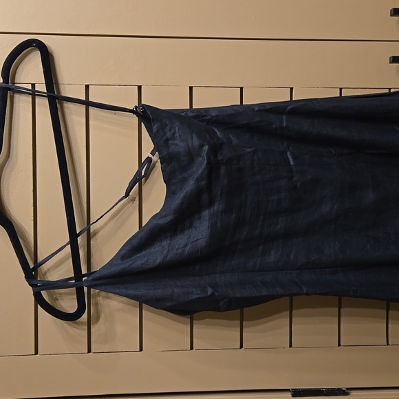 Faithfull The Brand Soko Linen Midi Dress size 8 - Picture 5 of 11